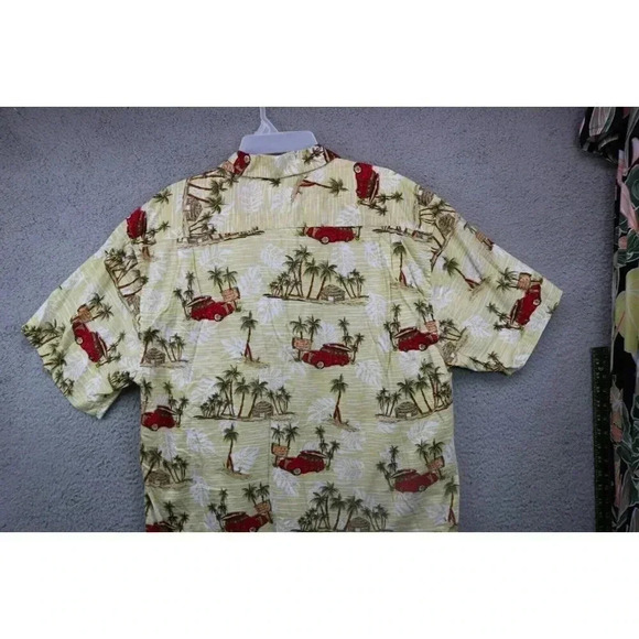 High Surf Men's Hawaiian Shirt-XL-Bob's Surf Shop-Tiki Hut-Palm Trees - Picture 8 of 8